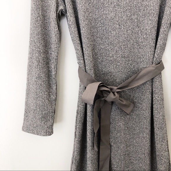 New Zara knit Belted Dress - Picture 3 of 8